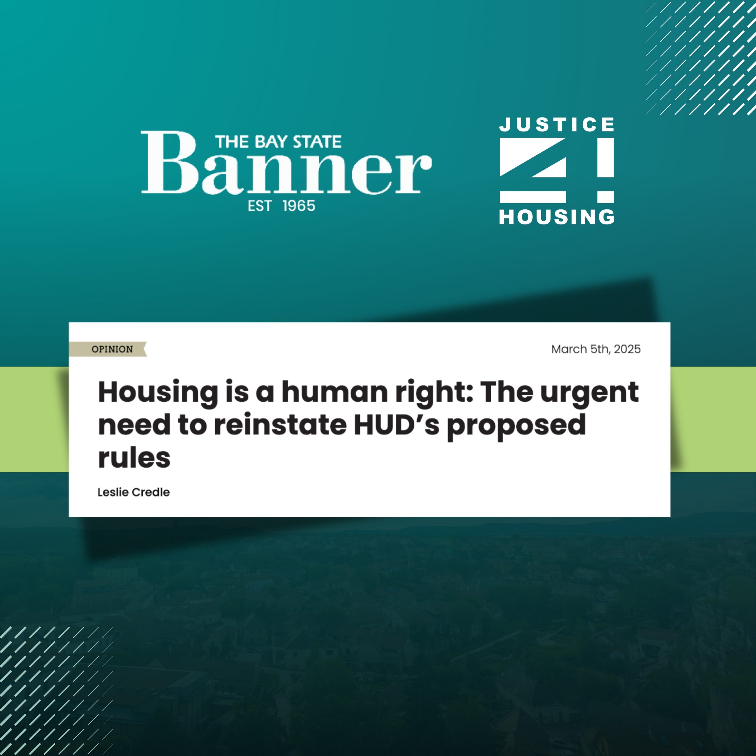 Housing is a Human Right: The Urgent Need to Reinstate HUD’s Proposed Rules