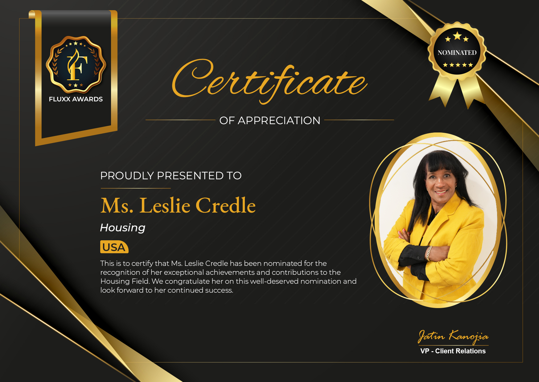 Leslie Credle Nominated for Fluxx Awards 2025